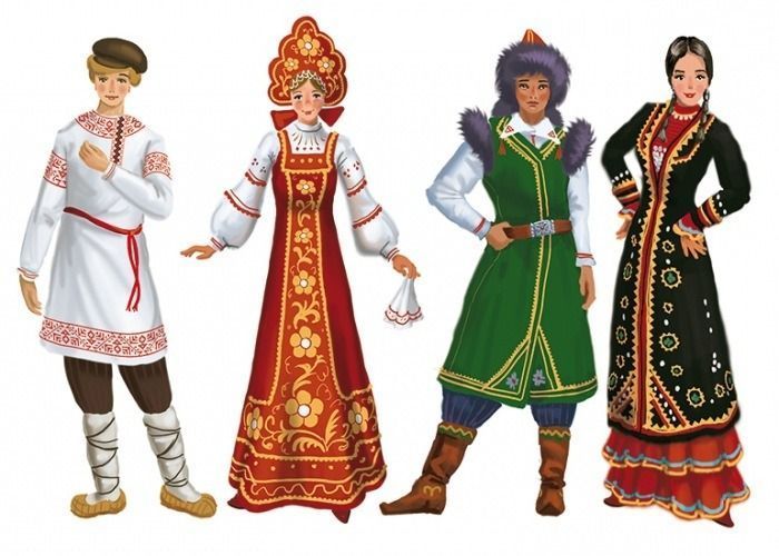 традиционная одежда русского народа